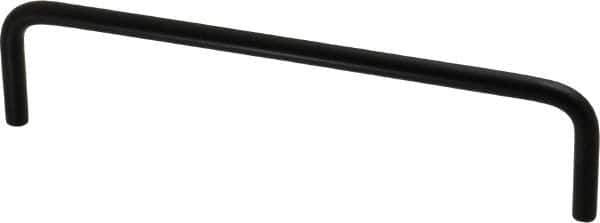Electro Hardware - Round Handle - Black Coated, Aluminum, 6" Center to Center - Eagle Tool & Supply
