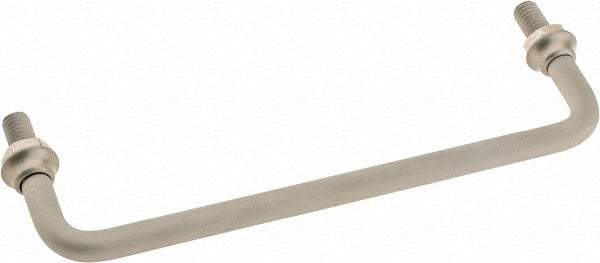 Electro Hardware - Round Handle - Clear Finish, Aluminum, 6" Center to Center - Eagle Tool & Supply