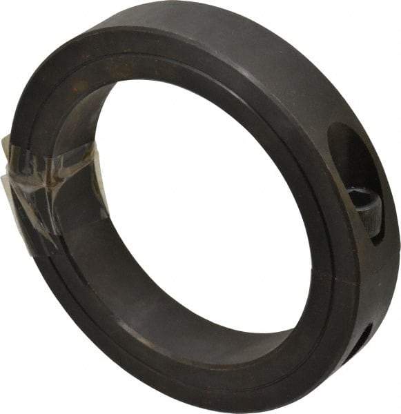 Climax Metal Products - 3-1/2" Bore, Steel, Two Piece Clamping Shaft Collar - 4-3/4" Outside Diam, 7/8" Wide - Eagle Tool & Supply