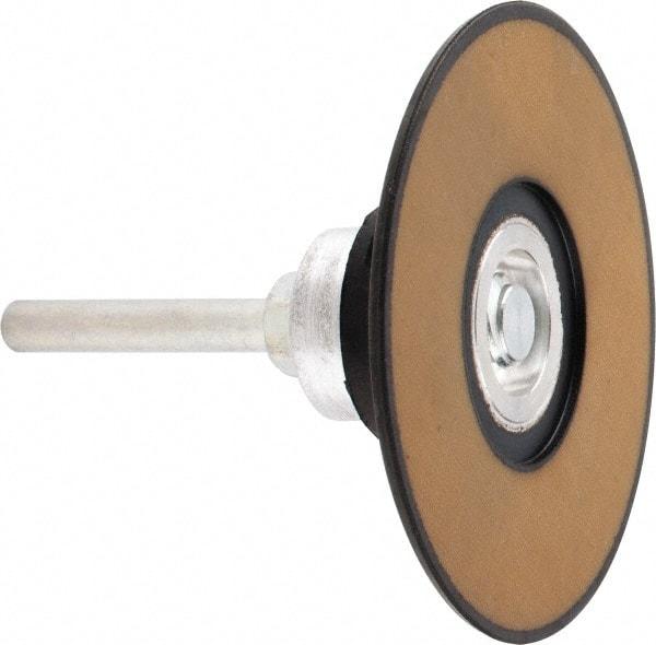 Standard Abrasives - 3" Diam Quick-Change Disc Backing Pad - 1/4" Shank Diam, Firm Density, 20,000 RPM, SocAtt Compatible - Eagle Tool & Supply