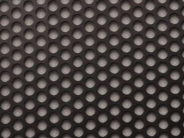 Value Collection - 36 x 40 x 0.06" Perforated Carbon Steel Sheet - 5/16" Staggered Round Holes, 7/16" Hole Spacing - Eagle Tool & Supply