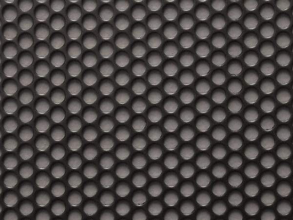 Value Collection - 36 x 40 x 0.06" Perforated Carbon Steel Sheet - 1/4" Staggered Round Holes, 5/16" Hole Spacing - Eagle Tool & Supply