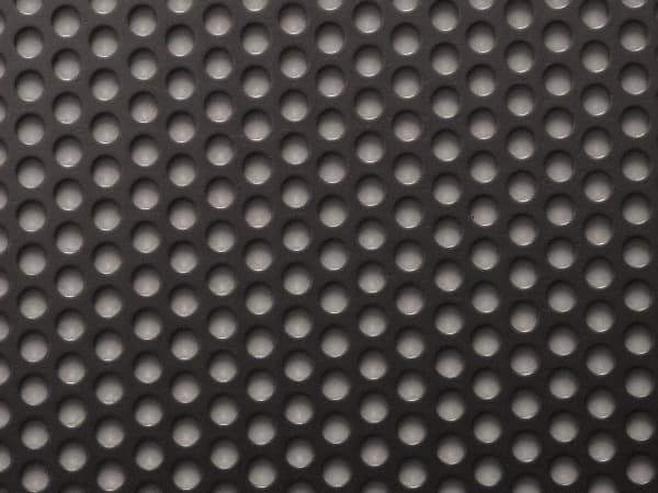 Value Collection - 0.035" Thick x 36" Wide x 40" Long, Stainless Steel Perforated Sheet - 1/4" Round Holes x 3/8" Spacing - Eagle Tool & Supply