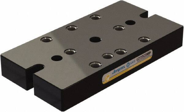 Jergens - 130mm Long x 250mm Wide x 35mm High Aluminum Fixture Plate - 35mm Plate Thickness - Eagle Tool & Supply