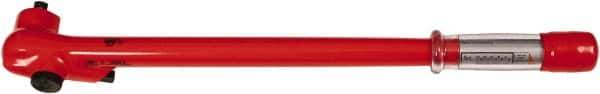 Wiha - 1/2" Drive Insulated Torque Wrench - 40 N/m to 220 N/m Torque, 21" OAL - Eagle Tool & Supply
