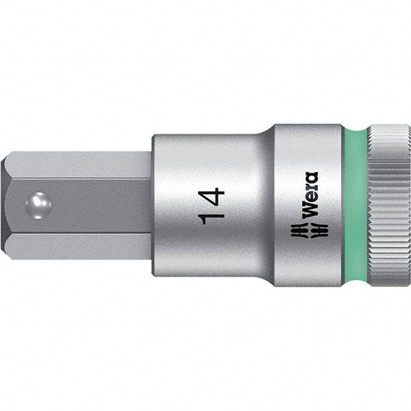 Wera - 1/2" Drive, 14mm Hex Bit Socket - 2-23/64" OAL - Eagle Tool & Supply