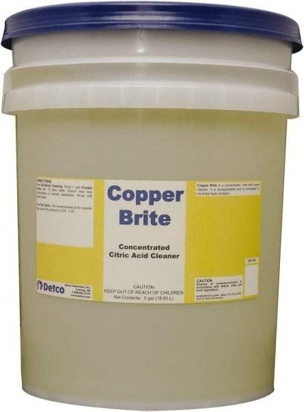 Detco - Liquid Metal Cleaner - Unscented, Pail Container - Eagle Tool & Supply