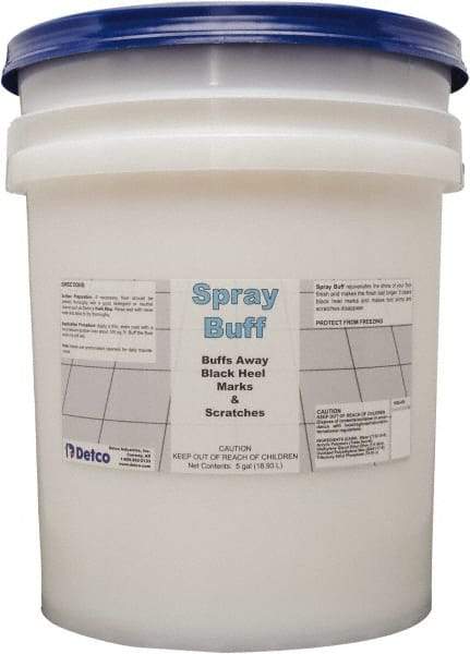 Detco - 5 Gal Pail Spray Buff - Use on Hard Floors - Eagle Tool & Supply