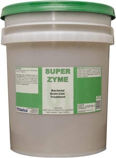 Detco - 5 Gal Liquid Drain Cleaner - Unscented, Pail - Eagle Tool & Supply