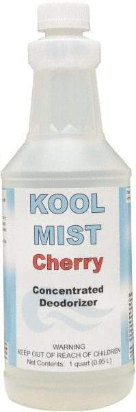 Detco - 32 oz Bottle Deodorizer - Liquid, Cherry Scent, Concentrated, Environmentally Safe - Eagle Tool & Supply
