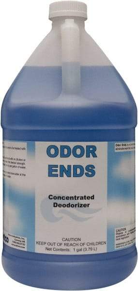 Detco - 1 Gal Bottle Deodorizer - Liquid, Unscented, Concentrated, Environmentally Safe - Eagle Tool & Supply