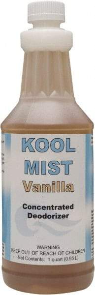 Detco - 32 oz Bottle Deodorizer - Liquid, Vanilla Scent, Concentrated, Environmentally Safe - Eagle Tool & Supply