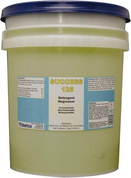 Detco - 5 Gal Bucket Cleaner/Degreaser - Liquid, Butyl-Based, Unscented - Eagle Tool & Supply