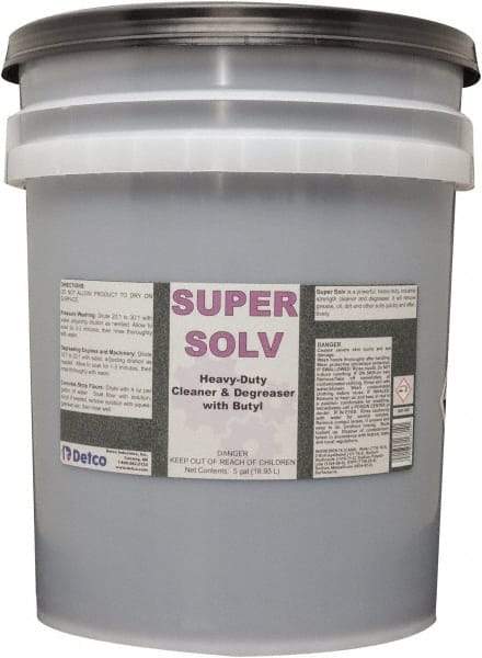 Detco - 5 Gal Bucket Cleaner/Degreaser - Liquid, Butyl-Based, Unscented - Eagle Tool & Supply