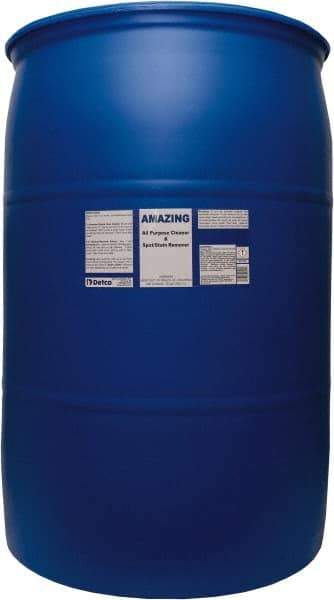 Detco - 55 Gal Drum Spot/Stain Cleaner - Liquid, Butyl-Based, Unscented - Eagle Tool & Supply