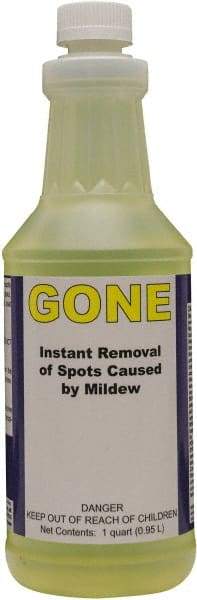 Detco - 32 oz Bottle Mildew Remover - Liquid, Water-Based, Unscented - Eagle Tool & Supply