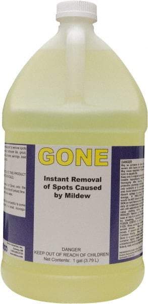 Detco - 1 Gal Bottle Mildew Remover - Liquid, Water-Based, Unscented - Eagle Tool & Supply