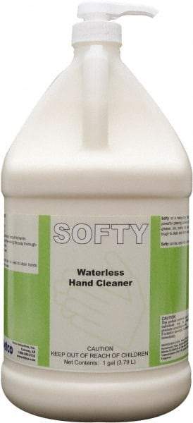 Detco - 1 Gal Bottle Waterless Cream Waterless Hand Cleaner - White, Banana Scent - Eagle Tool & Supply