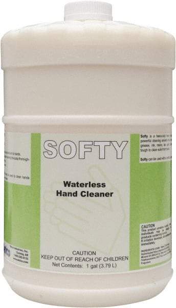Detco - 1 Gal Bottle Waterless Cream Waterless Hand Cleaner - White, Banana Scent - Eagle Tool & Supply