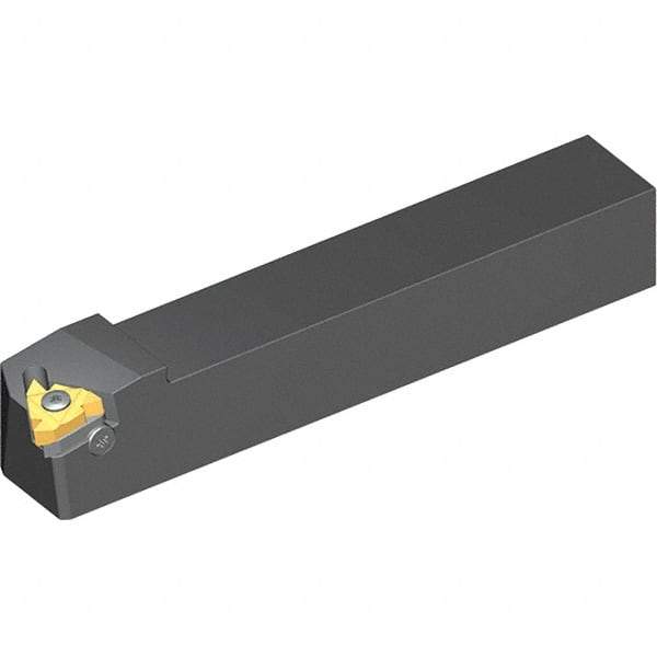 Vargus - External Thread, Right Hand Cut, 8mm Shank Width x 8mm Shank Height Indexable Threading Toolholder - 136.4mm OAL, 2ER Insert Compatibility, NL Toolholder, Series Standard - Eagle Tool & Supply