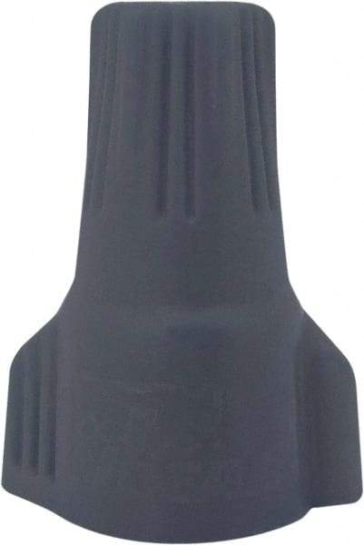 Ideal - 2, 20 to 2, 14 AWG, 600 Volt, Weatherproof, Wing Twist on Wire Connector - Gray & Orange, 221°F - Eagle Tool & Supply