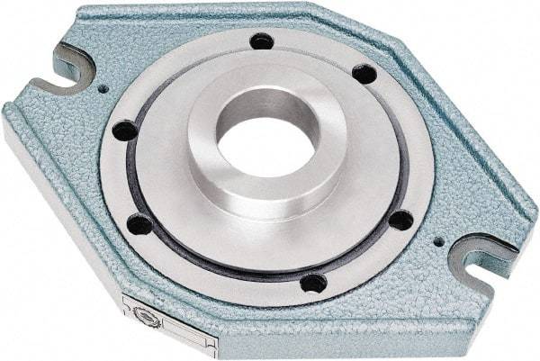Bison - Adapter Back Plate for 8" Diam Self Centering Lathe Chucks - Plain Back Mount - Eagle Tool & Supply