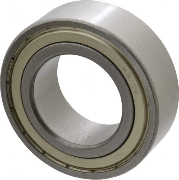 Tritan - 50mm Bore Diam, 90mm OD, Double Shield Angular Contact Radial Ball Bearing - 30.2mm Wide, 2 Rows, Round Bore, 9,400 Lb Static Capacity, 11,500 Lb Dynamic Capacity - Eagle Tool & Supply
