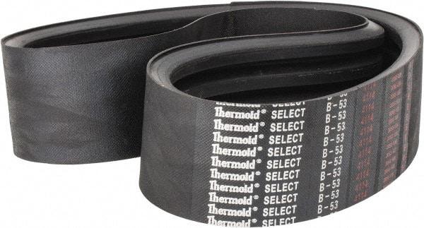 Value Collection - Section B, V-Belt - Neoprene Rubber, Classic Banded, No. B-53 - Eagle Tool & Supply