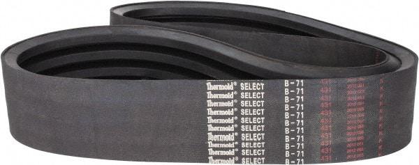 Value Collection - Section B, V-Belt - Neoprene Rubber, Classic Banded, No. B-71 - Eagle Tool & Supply