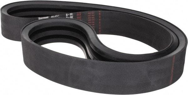 Value Collection - Section B, V-Belt - Neoprene Rubber, Classic Banded, No. B-80 - Eagle Tool & Supply