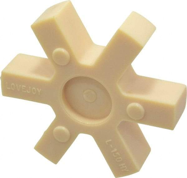 Lovejoy - Flexible Coupling Spider - 3-3/4" OD, 4-1/2" OAL, Hytrel, Order 2 Hubs & 1 Spider for Complete Coupling - Eagle Tool & Supply