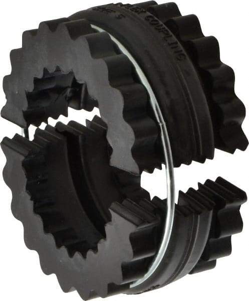 Lovejoy - 5 Two Piece Flexible Coupling Sleeve Insert - 2.94" OD, 1.56" OAL, EPDM - Eagle Tool & Supply