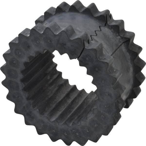 Lovejoy - 9 One Piece Split Flexible Coupling Sleeve Insert - 6" OD, 3" OAL, EPDM - Eagle Tool & Supply