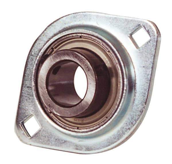 Value Collection - 4-7/16" OAL2-Bolt Flange - 2350 Lb Dyn Cap, Steel - Eagle Tool & Supply