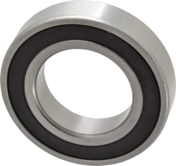 Tritan - 35mm Bore Diam, 62mm OD, Double Seal Deep Groove Radial Ball Bearing - 14mm Wide, 1 Row, Round Bore, 2,310 Lb Static Capacity, 3,600 Lb Dynamic Capacity - Eagle Tool & Supply