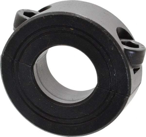 Climax Metal Products - 20mm Bore, Steel, Two Piece Shaft Collar - 1-5/8" Outside Diam - Eagle Tool & Supply