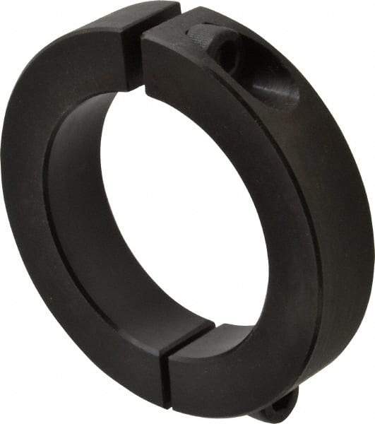 Climax Metal Products - 60mm Bore, Steel, Two Piece Shaft Collar - 3-1/2" Outside Diam - Eagle Tool & Supply