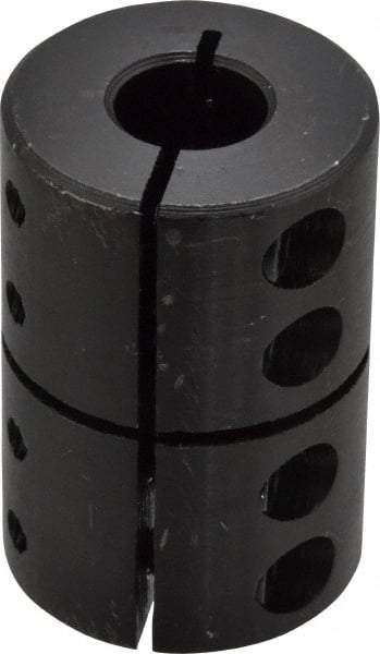 Climax Metal Products - 1/2" Inside x 1-1/4" Outside Diam, Rigid Coupling without Keyway - 1-7/8" Long - Eagle Tool & Supply