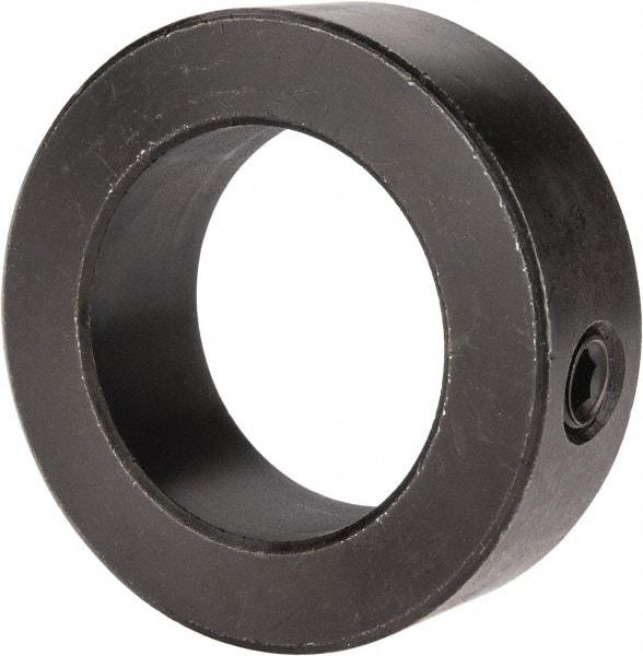 Climax Metal Products - 1-7/16" Bore, Steel, Set Screw Shaft Collar - 2-1/4" Outside Diam, 3/4" Wide - Eagle Tool & Supply