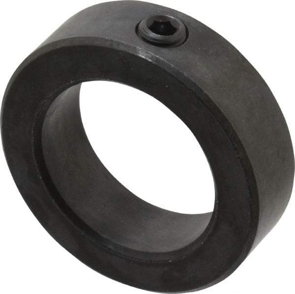Climax Metal Products - 40mm Bore, Steel, Set Screw Shaft Collar - 2-3/8" Outside Diam - Eagle Tool & Supply