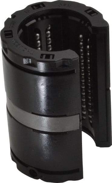 Thomson Industries - 1" ID, 1,900 Lb Dynamic Load Capacity, Open Linear Bearing - 1-9/16" OD - Eagle Tool & Supply