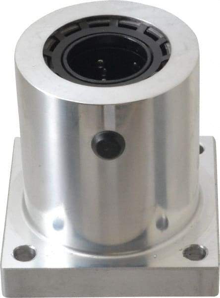 Thomson Industries - 2.13" Inside Diam, 1050/2100 Lbs. Dynamic Capacity, Single Flanged Pillow Block Linear Bearing - 2-3/4" Overall Width - Eagle Tool & Supply