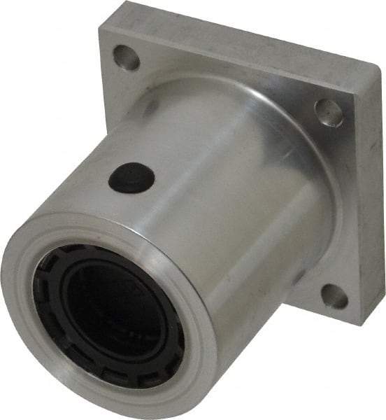 Thomson Industries - 2.13" Inside Diam, 1050/2100 Lbs. Dynamic Capacity, Single Flanged Pillow Block Linear Bearing - 2-3/4" Overall Width - Eagle Tool & Supply