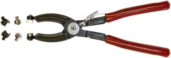 Mag-Mate - 10-1/2" OAL, Hose Clamp Pliers - Straight Jaw, Vinyl Coated Handles - Eagle Tool & Supply