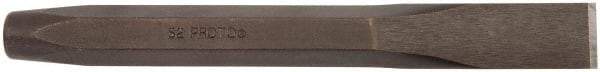 Proto - 5-1/8" OAL x 5/16" Blade Width Cold Chisel - 5/16" Tip, 1/4" Stock, Steel Handle - Eagle Tool & Supply