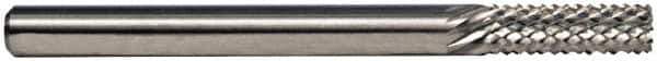M.A. Ford - 3/32" Diam, 3/8" LOC, Burr End, Solid Carbide Diamond Pattern Router Bit - 1-1/2" OAL, 1/8" Shank Diam - Eagle Tool & Supply