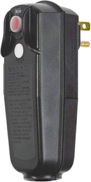 Tower - 0 Outlet, 125 Volt, 15 Amp Rating, Right Angle, Commercial, Industrial GFCI - Cordless - Eagle Tool & Supply