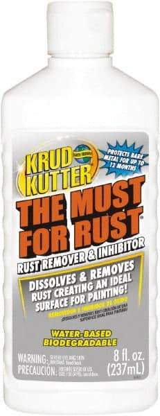 Krud Kutter - 8 oz Bottle Rust Remover - VOC Content g/L 45, Removes Rust Deposits - Eagle Tool & Supply
