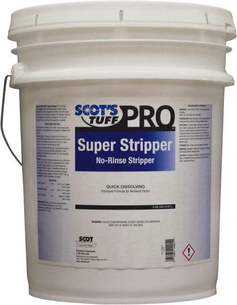 Scot's Tuff - 5 Gal Pail Stripper - Use on Vinyl, Terrazzo, Marble, Quarry Tile - Eagle Tool & Supply