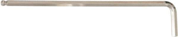 Wiha - 5/16" Hex, Long Arm, Ball End Hex Key - 208mm OAL, Inch System of Measurement - Eagle Tool & Supply